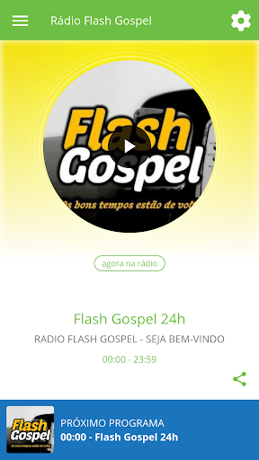 Android application Rádio Flash Gospel screenshort