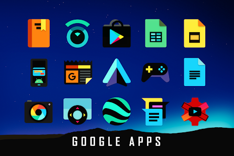 ATOMIC - Dark Retro Icon Pack Ekran görüntüsü