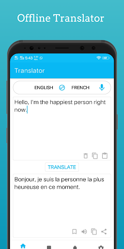 Android application Language Translator By AMK screenshort