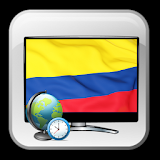 Colombia TV info time show icon