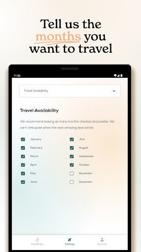 Screenshot of FareDrop