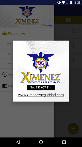 Android application Ximénez Seguridad EasyView screenshort