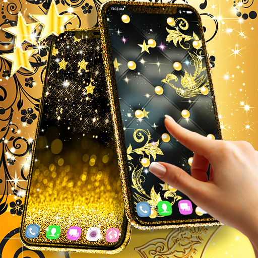 Black gold live wallpaper Windows에서 다운로드