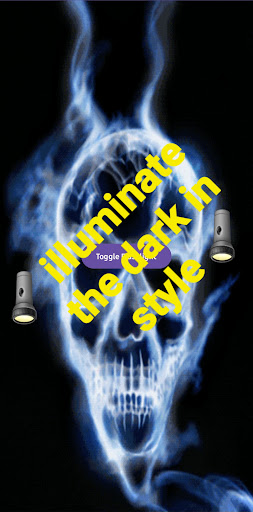 Android application Skull Flashlight screenshort