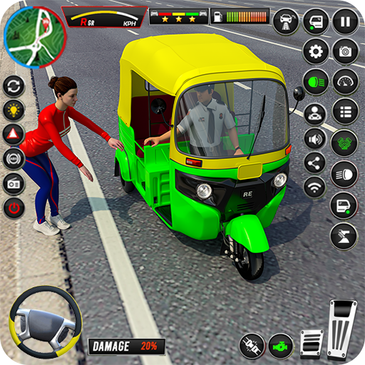 TukTuk Rickshaw Driving Games logo