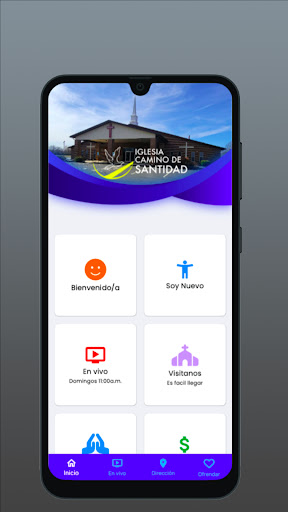 Android application Iglesia Camino de Santidad screenshort