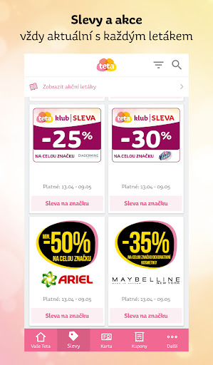 Teta Drogerie CZ Screen 2