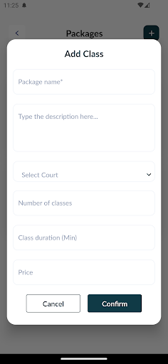 Android application One Padel Method screenshort