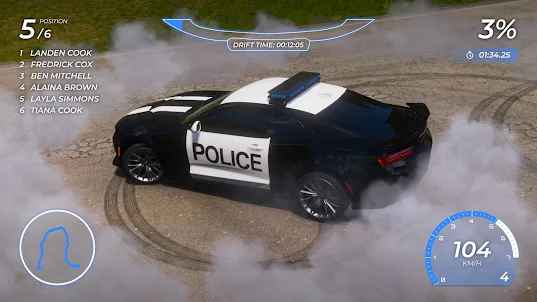 Drive Camaro Simulator Police