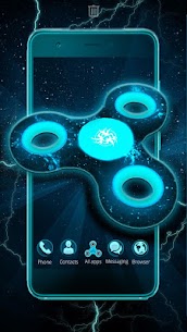 Fidget Spinner Space 3D Theme For PC installation