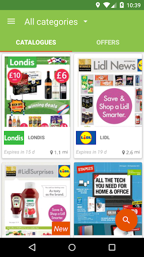 Android application ILikeSales Catalogues screenshort