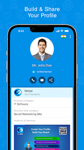 Android application NetPal Global Referral Network screenshort