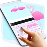 Keypad Pink Birds Theme icon