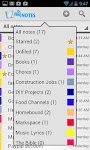 screenshot of Fliq Notes Notepad