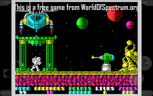 Speccy+ ZX Spectrum Emulator Captura de pantalla