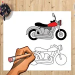 Cover Image of Descargar How to Draw Old MotorBike And Other Vehicles 1.0 APK