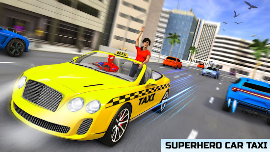 Superhero Car Games Taxi Games  Screenshots 2
