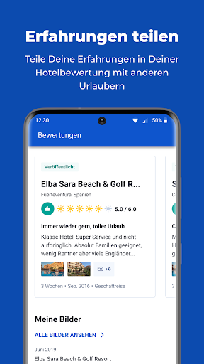 Screenshot of HolidayCheck - Travel & Hotels