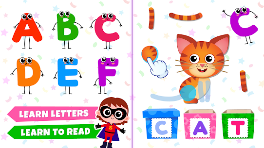 Learn to Read! ABC Letters, Phonics Games for Kids 1