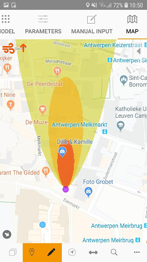 Android application Visual Accident Perimeter screenshort