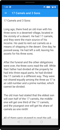 English Stories Screen 3