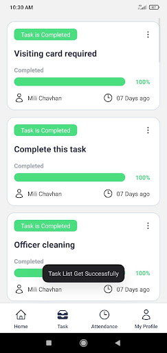 Attendance App Screen 2