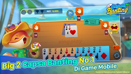 Big 2 Capsa Banting ZingPlay 6