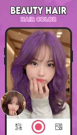 Android application Beauty hair: Hair Color screenshort