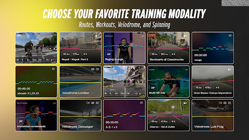 Screenshot of BKOOL Cycling: indoor training