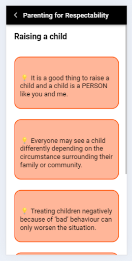 PfR Parenting App
