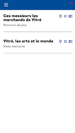 Android application Vitré Lumières screenshort