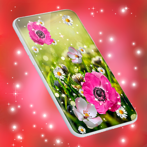 Pink Flower Live Wallpaper logo