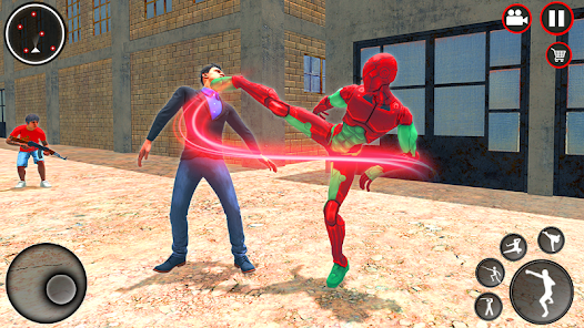 Mutant Spider Rope Hero : Flying Robot Hro Game  screenshots 3