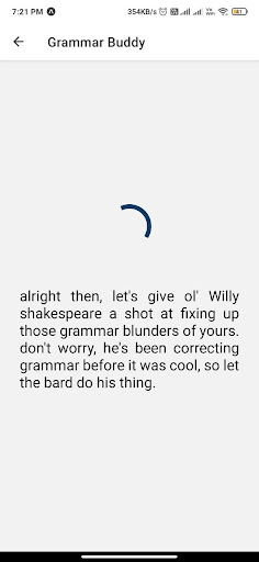 Grammar Buddy Screen 3