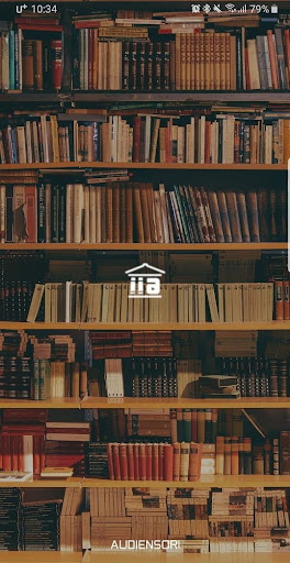 Android application 오디언도서관 screenshort