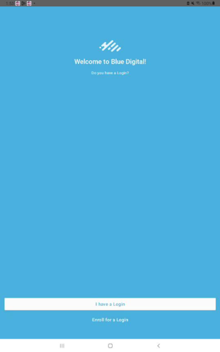 Blue Digital Screen 3