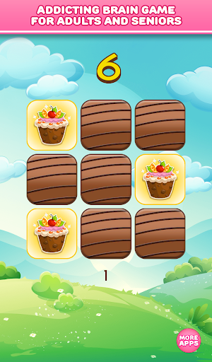 Brain game - Memory training - Cupcake
