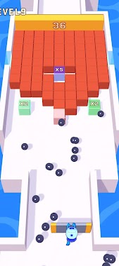 #3. bounce Bricks 3D (Android) By: Lan Game