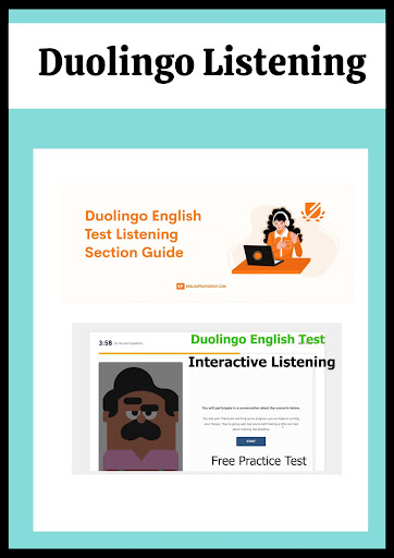 Duolingo English Test App Screen 2