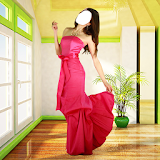 Women Long Dress Photo Montage icon