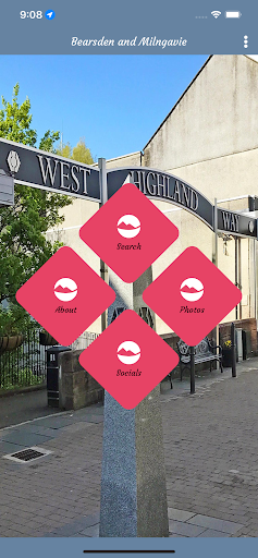 Android application Destination Bearsden screenshort