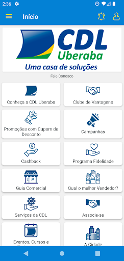 Android application CDL Uberaba screenshort