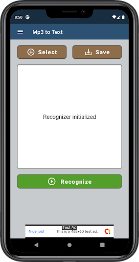 Mp3 to Text Screen 2