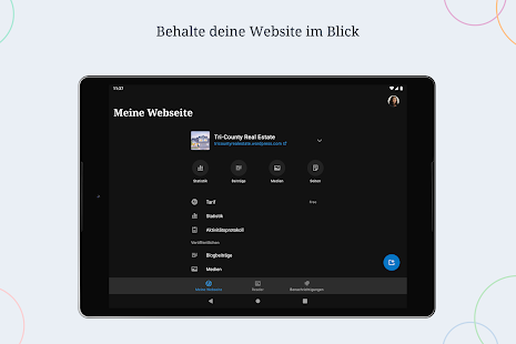 WordPress – Website-Builder Screenshot