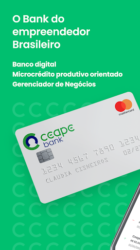 Android application CeapeBank: conta, crédito, PIX screenshort