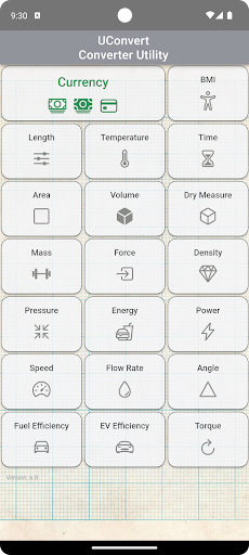 Android application UConvert screenshort