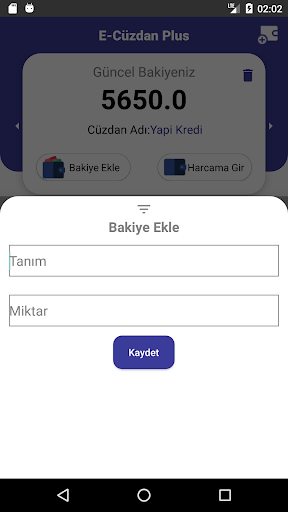 E-Cüzdan Plus Screen 3