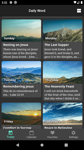 Daily Word of God Screen 2
