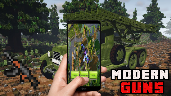Mod Modern Guns & Weapons Minecraft 1.0 APK + Mod (Free purchase) for Android