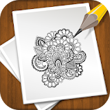 Learn to draw henna tattoos icon